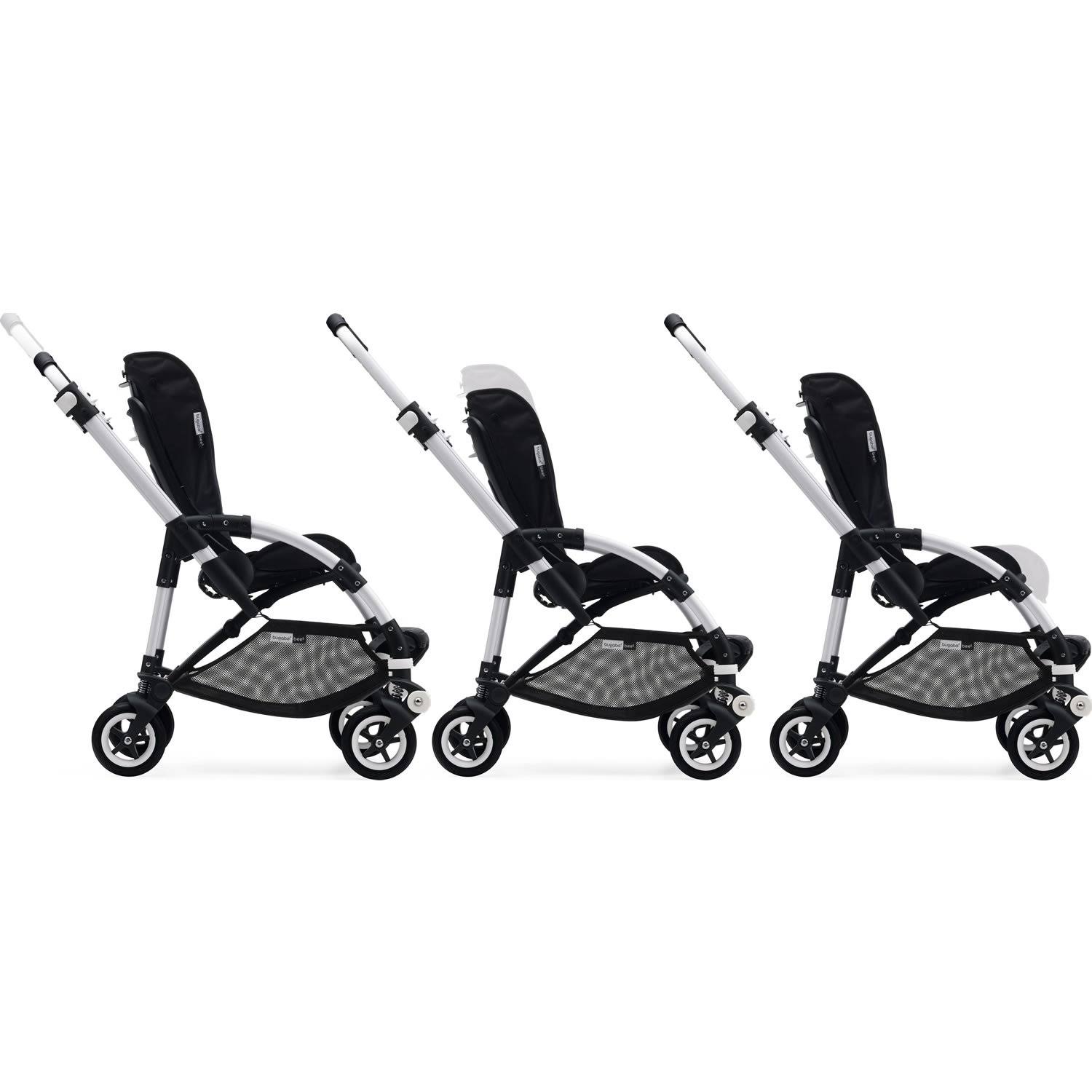 Bugaboo Bee5 Classic Complete Stroller - Black/Grey Melange