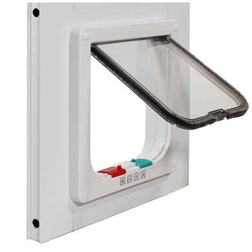 Whiskers &amp; Windows Cat Door for Sash Windows Adjustable &amp; Easy-to-Install Window Pet Door with Durable Aluminum Frame - Pet Supplies online store