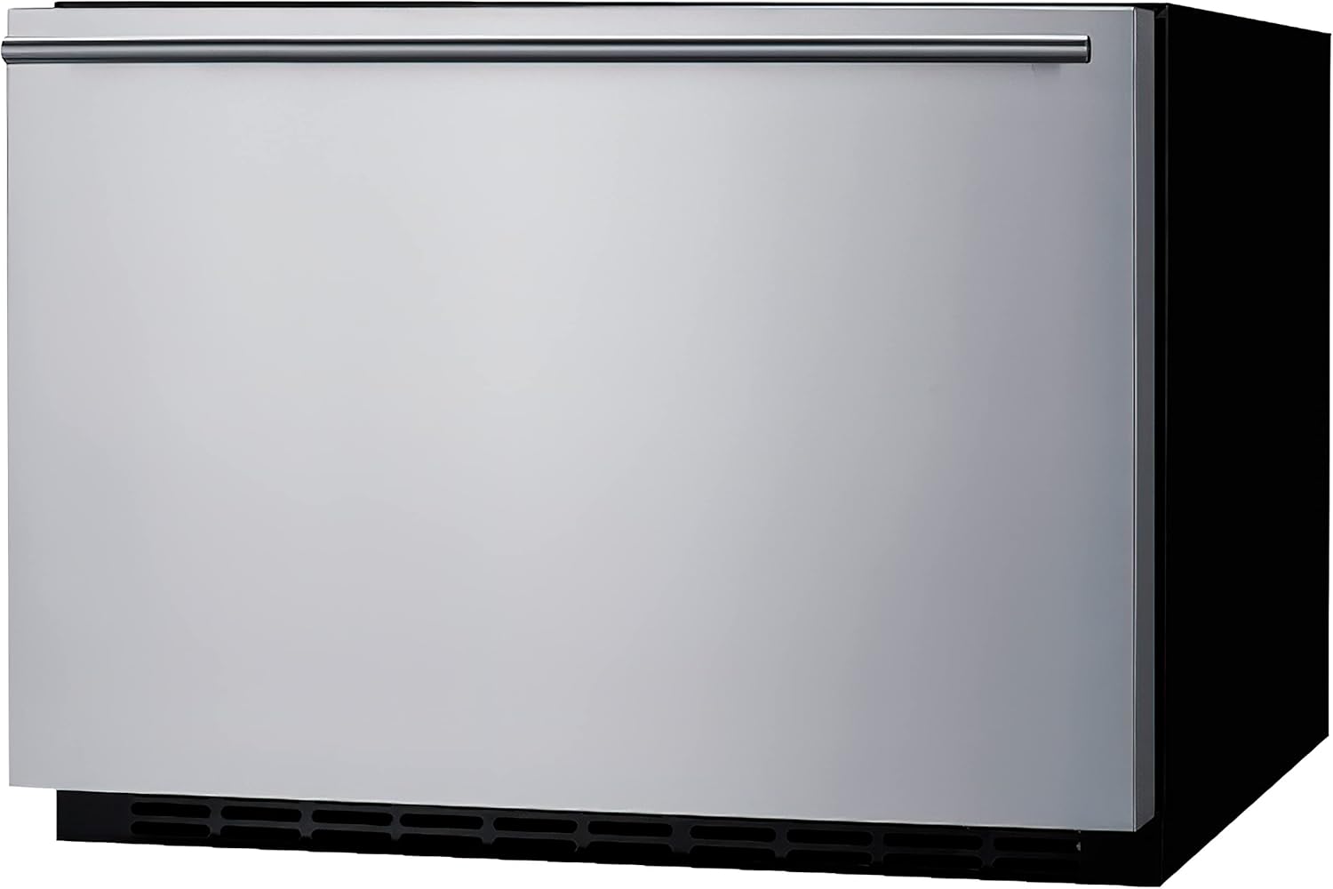 Summit Appliance SDR24 24" Wide Built-In Drawer Refrigerator; 2 cu.ft Capacity; Panel Ready Drawer Front (Not Included); Frost-free Operation