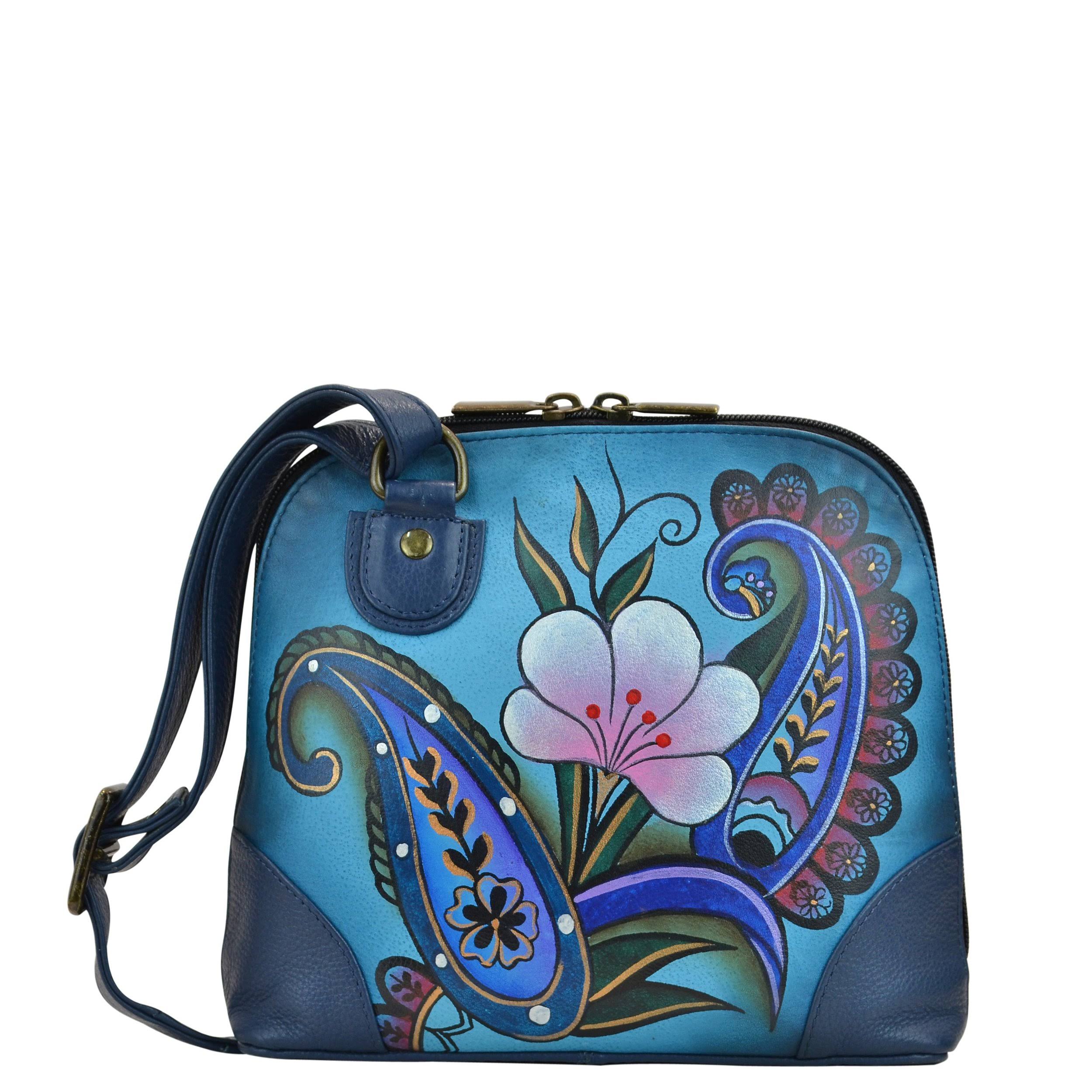 Anna by Anuschka Leather Small Multi Compartment Zip-Around Organizer