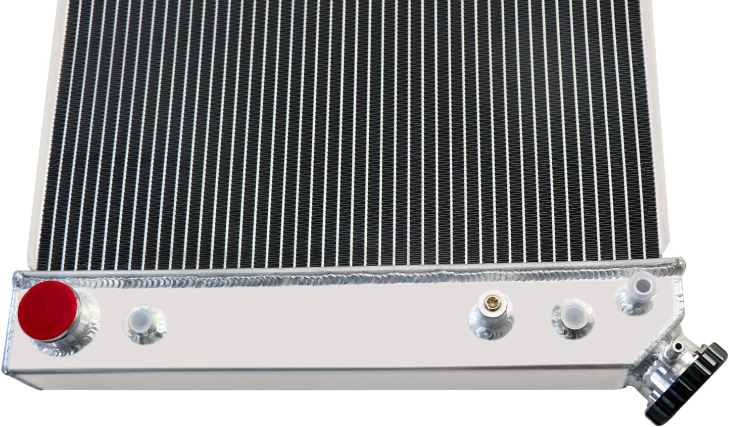 RadRace 4 Row Aluminum Radiator for 1991 1992 1993 Chevy Caprice Buick Roadmaster 91 92 93 Radiators 5.0L 5.7L V8 GAS