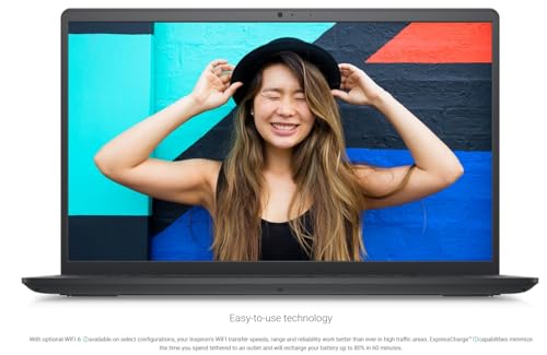 DELL 2024 Inspiron 15 3520 Slim Laptop, 15.6" FHD LED Display, with Microsoft Office 365, Intel Core i3-1115G4 up to 4.1GHz, 8GB RAM, 256GB SSD, Windows 11 Home, HDMI, Webcam, Black (Latest Model)