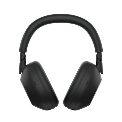 Sony WH-1000XM6 The Best Wireless Noise Canceling Headphones, HD NC Processor QN3, 12 Microphones, Adaptive NC Optimizer, Mastered by Engineers, Studio-Quality, 30-Hour Battery, Black