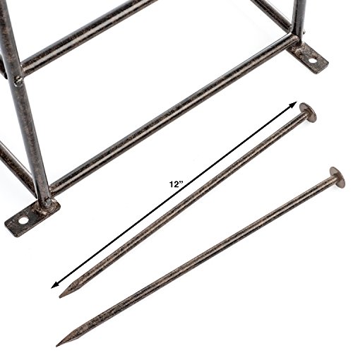 H Potter Trellis Large Obelisk for Climbing Garden Plants Weather Resistant Iron and Metal Vertical Yard Art