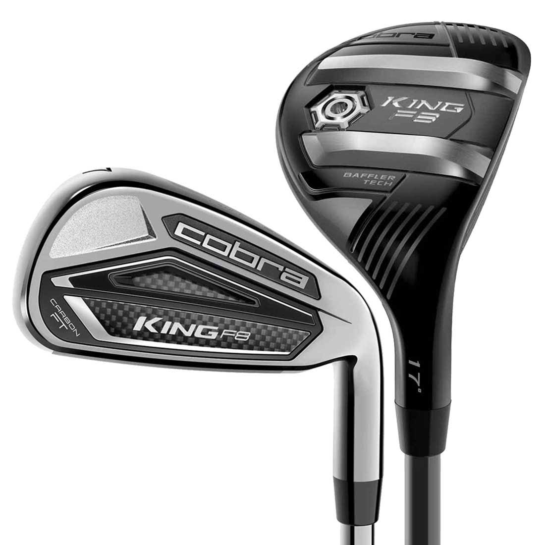 Cobra King F8 Combo Set 5H, 6-PW,GW Graphite