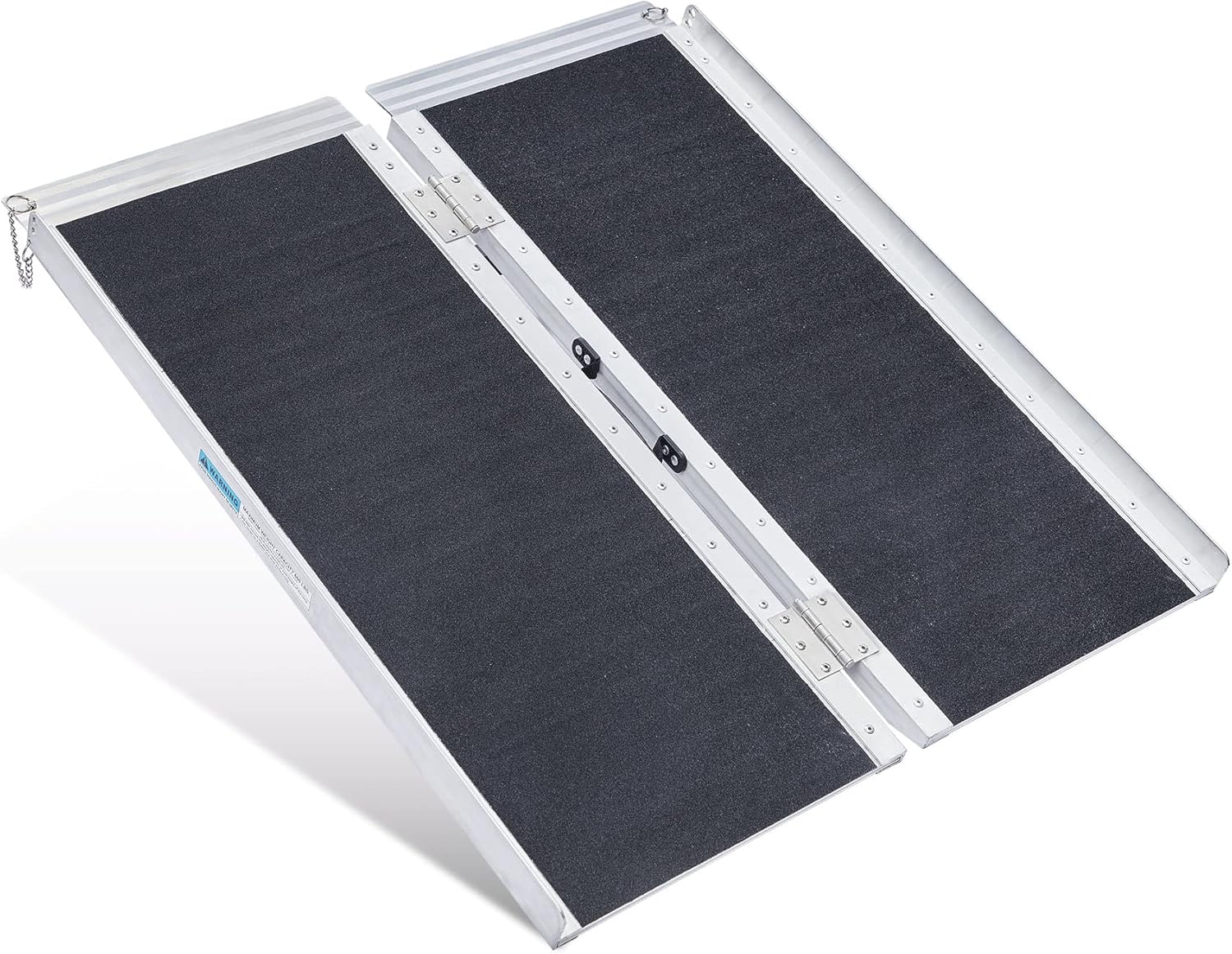 LEMNISCATE Wheelchair Ramp 6FT, Portable Wheelchair Ramp for Home, Lightweight Aluminum Ramp for Steps, Non-Skid Threshold Ramp for Doorways, Curbs, Foldable Mobility Scooter Ramp