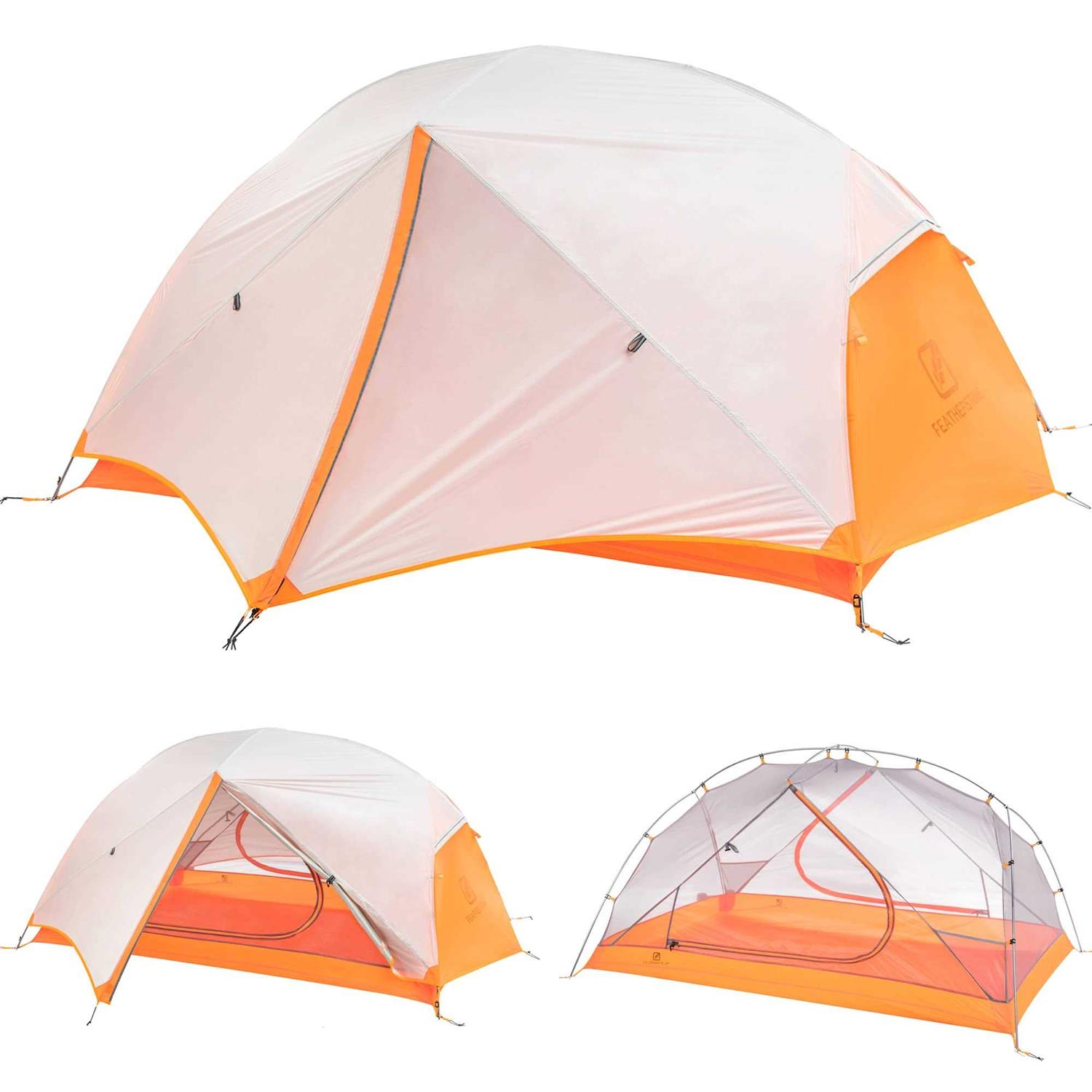 Featherstone Outdoor UL Granite 2 Person Backpacking Tent Lightweight 3-Season Freestanding for Camping Hiking and Expeditions - Sports Supplies Online Store