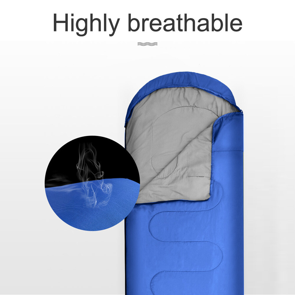 Outdoor Sleeping Bags Portable Warming Sleeping Bag Light-weight Cotton Sleeping Bag for Winter Camping Travel Hiking