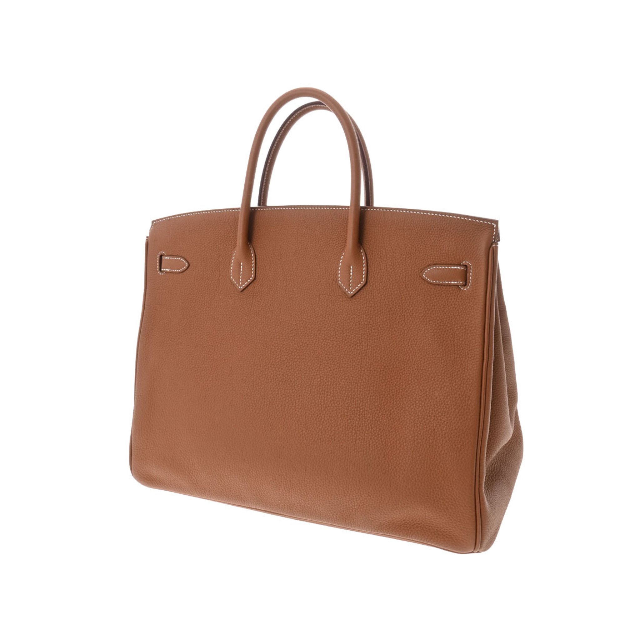 Pre-Owned HERMES Hermes Birkin 40 Gold Palladium Hardware Y Stamped (around 2020) Ladies Togo Handbag (Like New)
