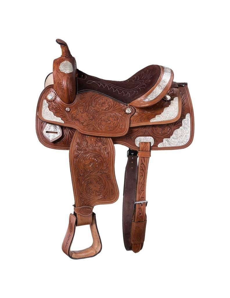 Tough-1 Western Saddle Miniature Mccoy Trail Silver Accents 8x22 KS2648