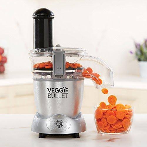 Veggie Bullet Electric Spiralizer u0026 Food Processor, Silver