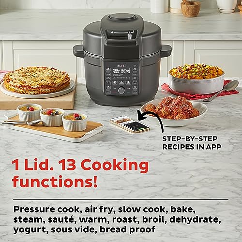 Instant Plastic Duo Crisp Ultimate Lid 13 In 1 Programmable Outer Lid Automatic pressure cooker