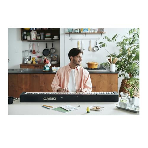 Casio CDP-S160 – 88-Key Weighted Digital Piano with Scaled Hammer Action Keyboard | Duet Mode for Students | Realistic Feel, Slim & Portable | Built-In Tones, Effects, USB-MIDI, Speakers | Black