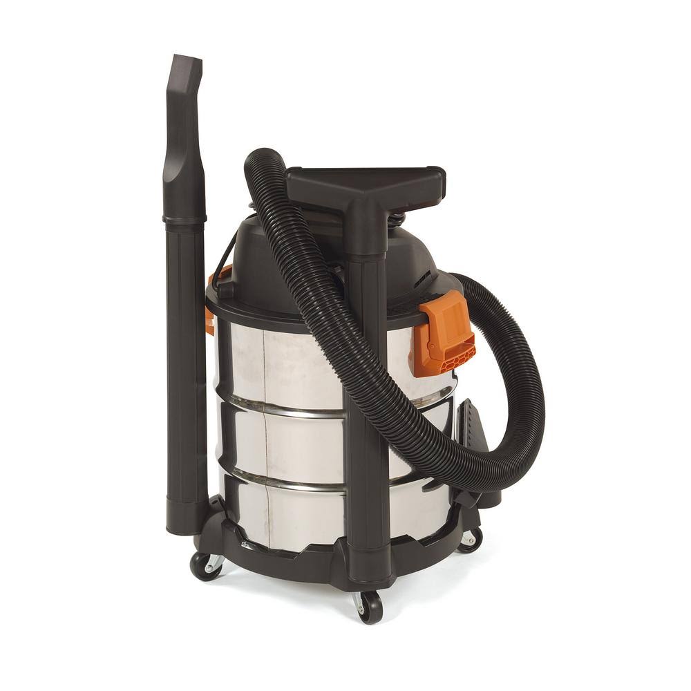 Ridgid 10 gal. 6.0 Peak HP Stainless Wet Dry VAC with Bonus Dust Bags