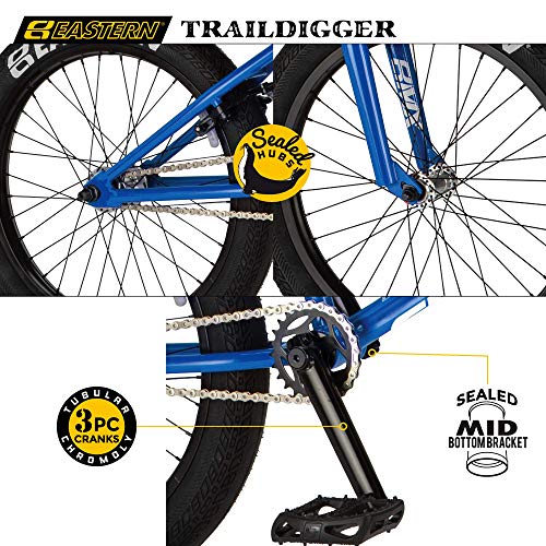 Eastern Bikes Eastern BMX Bikes - Traildigger Model 20 Inch Bike. Lightweight Freestyle Bike Designed by Professional BMX Riders at