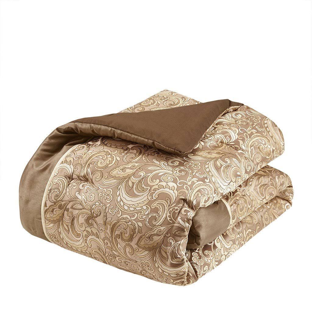 Madison Park Brystol 24 Piece Room in A Bag Brown Cal King