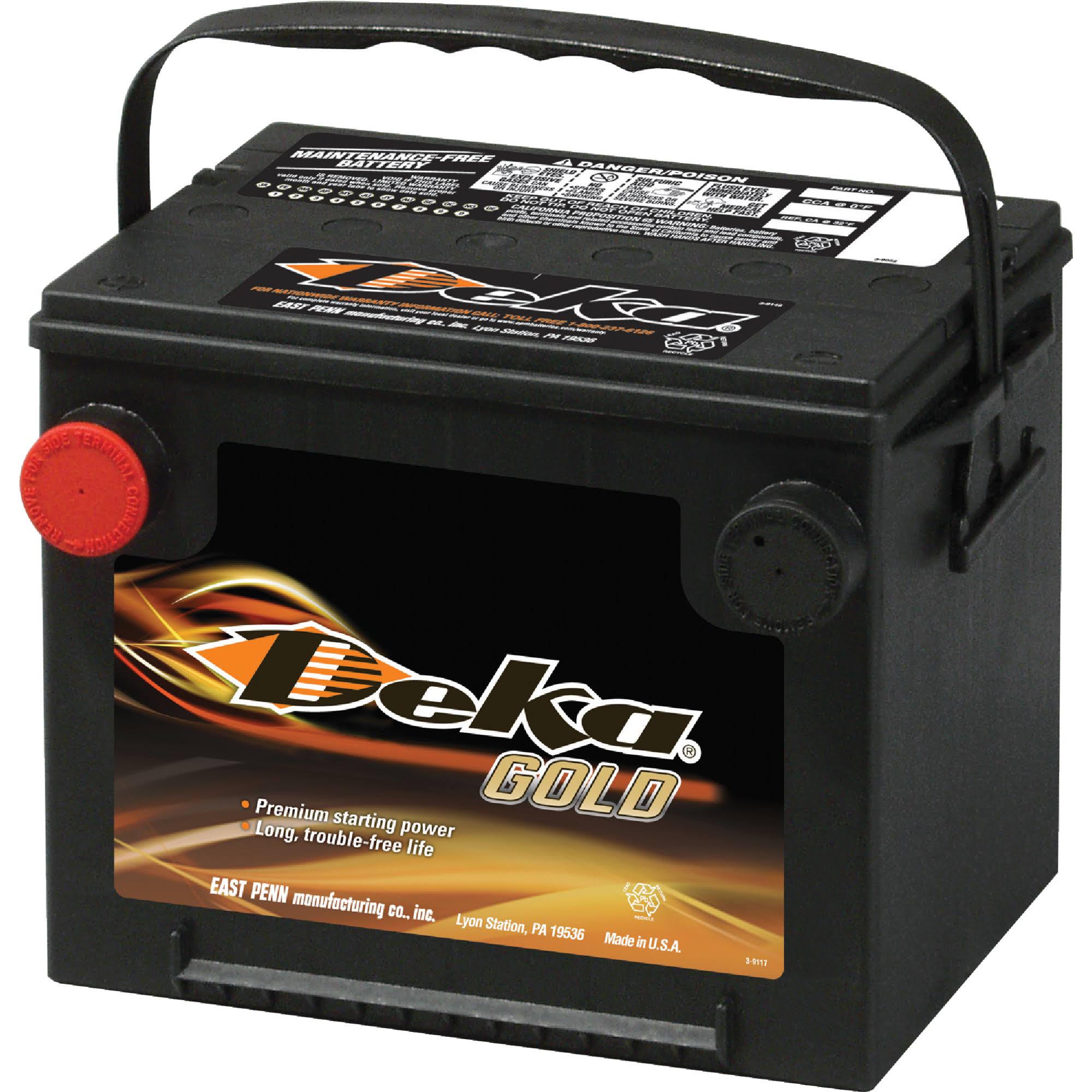 Deka Gold Automotive Battery 650 CCA