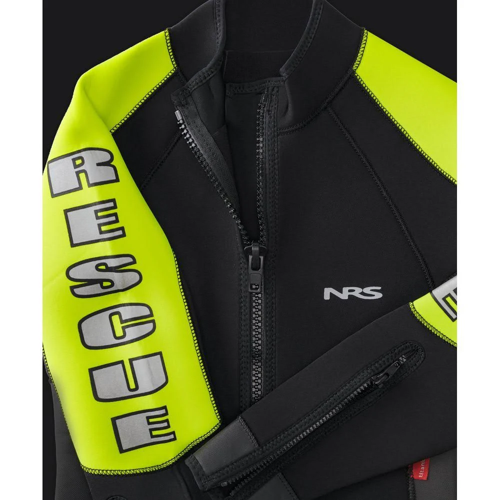 Black NRS Rescue Wetsuit