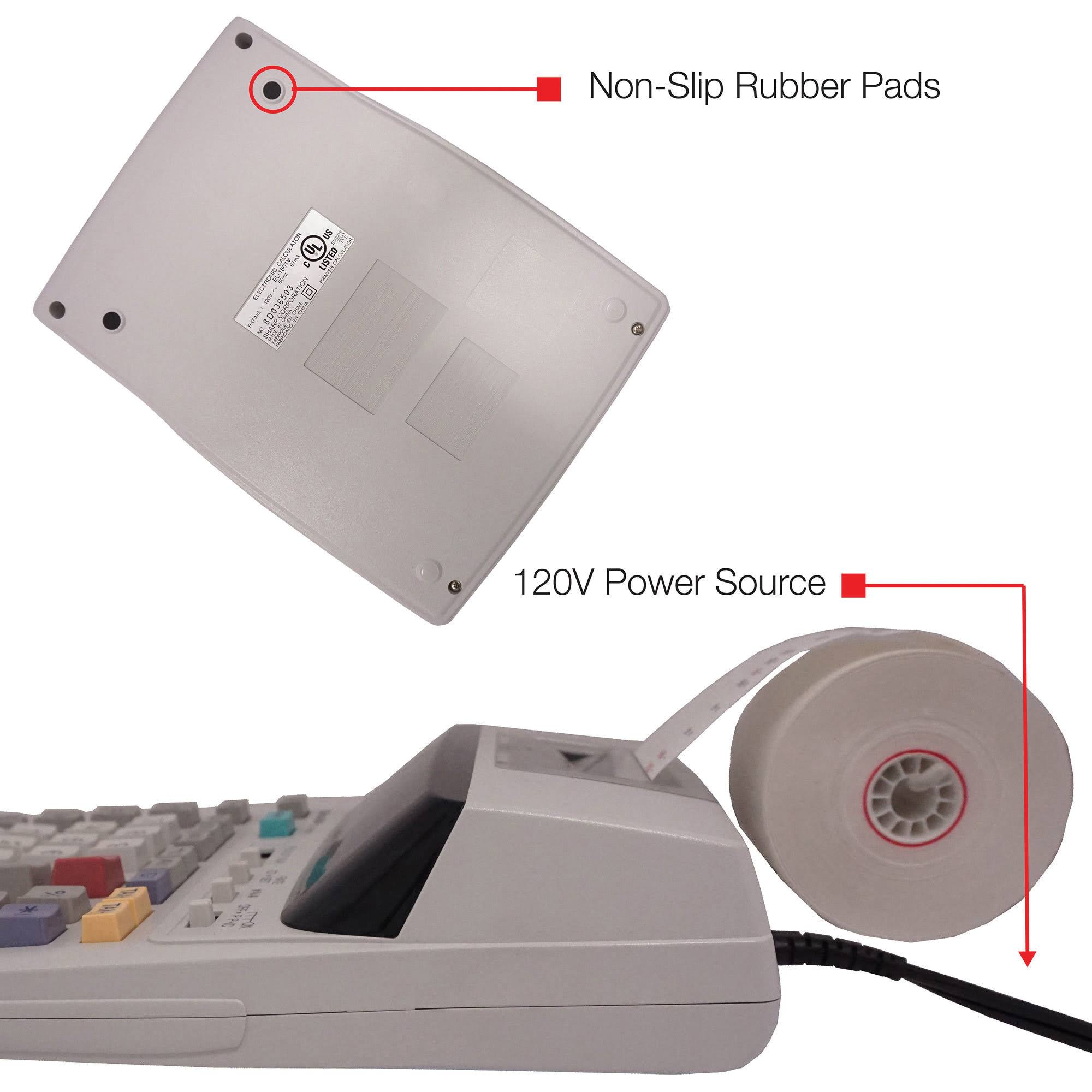 Sharp EL-1801V 12 Digit Printing Calculator