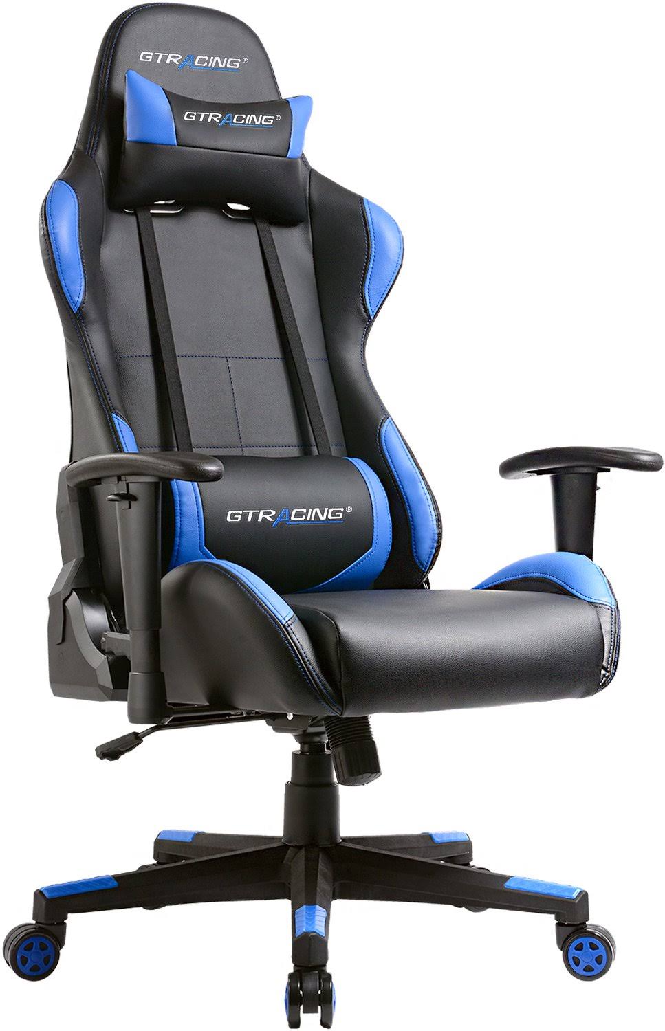 GTRACING Gaming Chair with Footrest High Back Swivel Computer Office