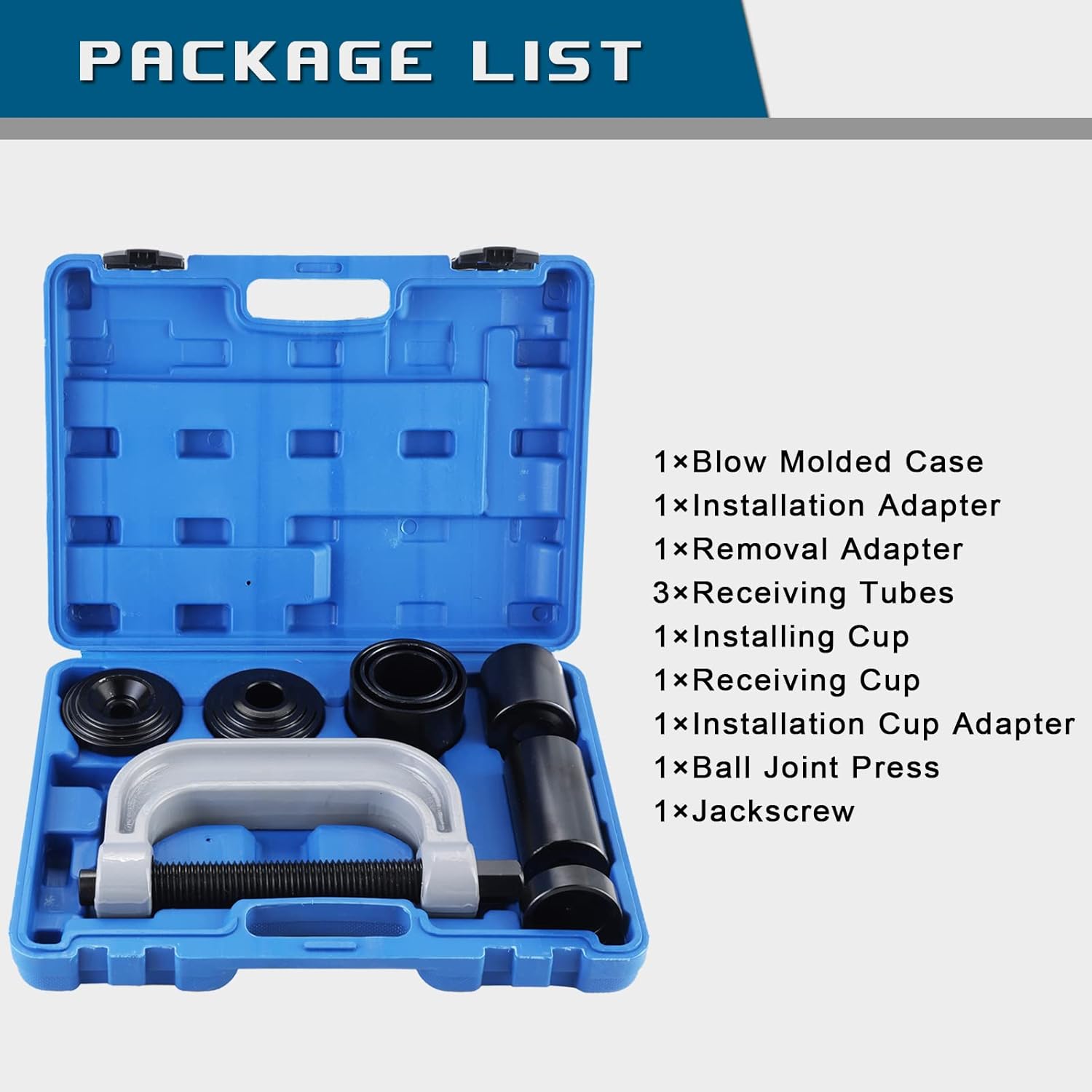 DASBET 4 in1 Ball Joint Service Auto Tool Kit 2WD & 4WD Car Repair Remover Installer Pack of 2