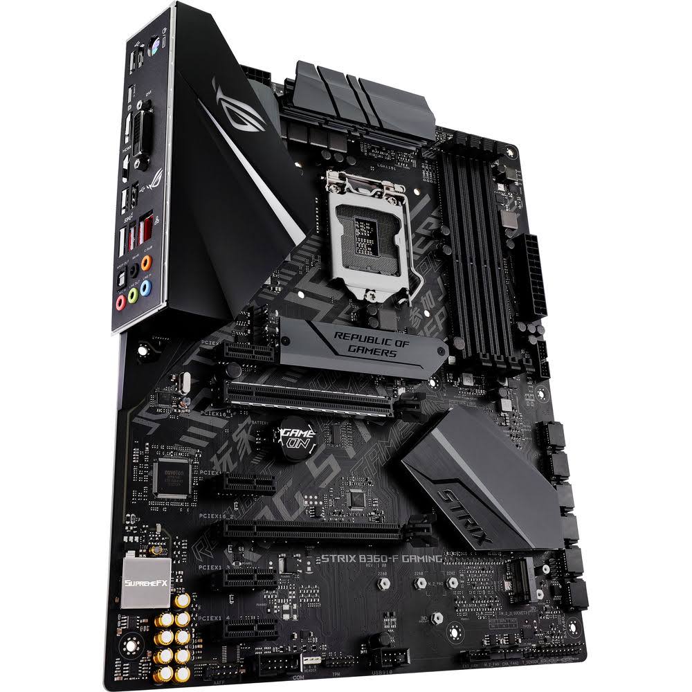 ASUS ROG STRIX B360-F GAMING with Intel B360 Express ATX Motherboard - LGA1151 Socket