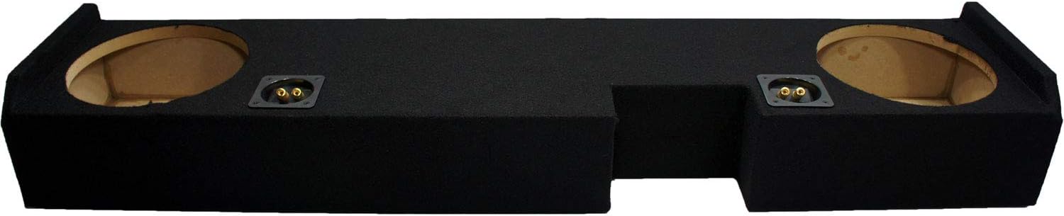 Compatible with Ford F250 or F350 Extended Super Cab Truck 2001-2014 Dual 10 Subwoofer Sub Box Speaker Enclosure