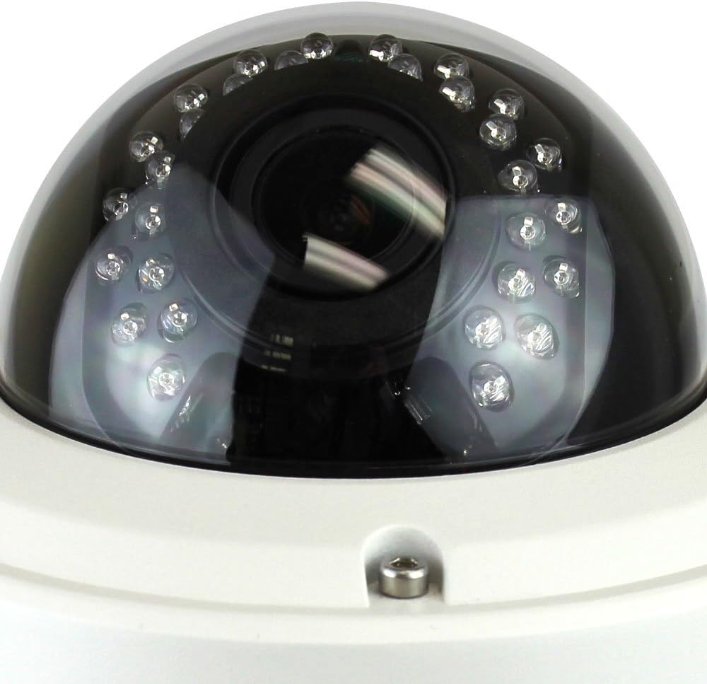 GW Security 5 Megapixel 2592 x 1920 Pixel H.265 HD 1920P Outdoor Indoor PoE Power Over Ethernet 1080P Security IP Camera with 2.8-12mm Varifocal Zoom Len (VD5071IP)