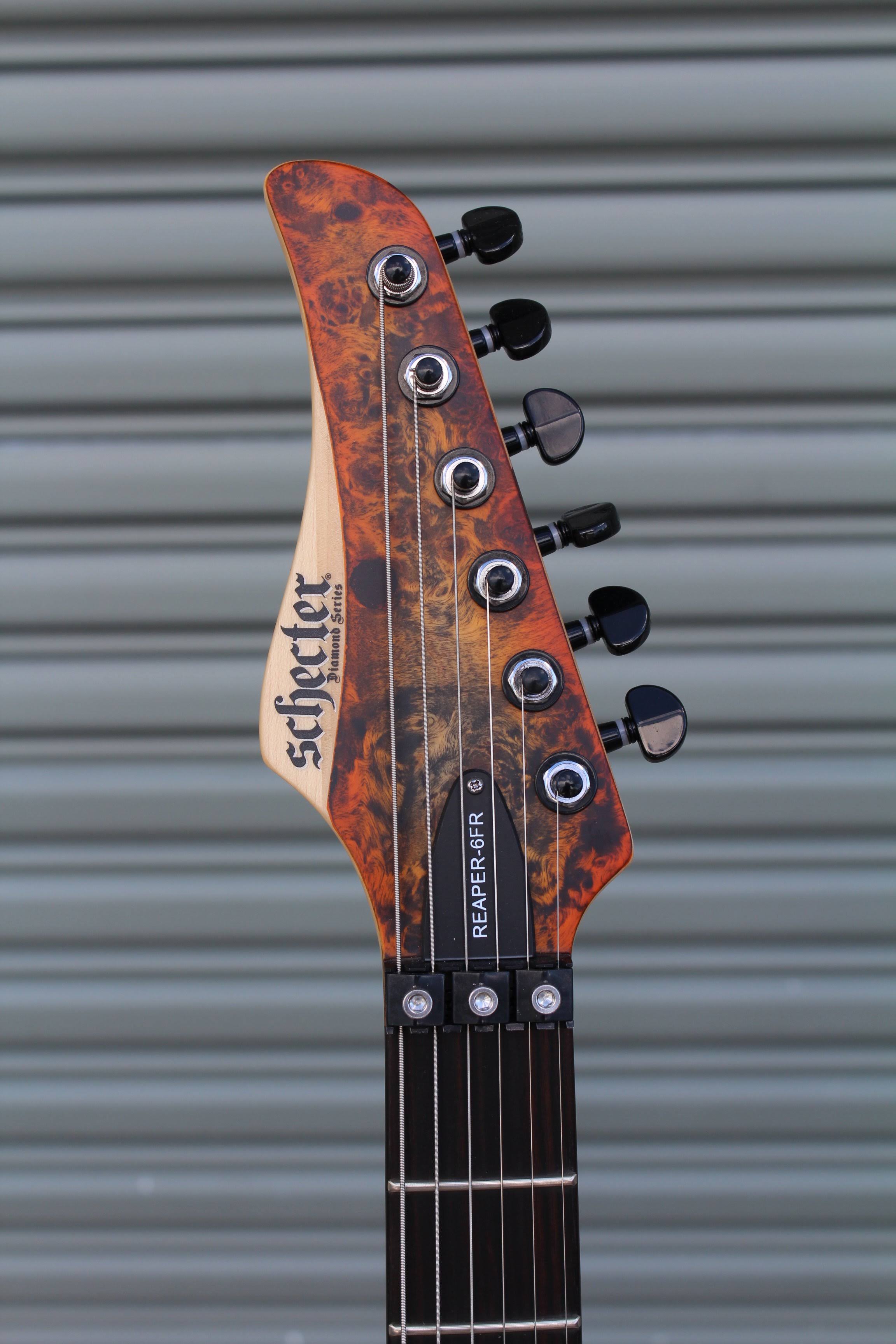 Schecter Reaper-6 FR Electric Guitar (Satin Inferno Burst)