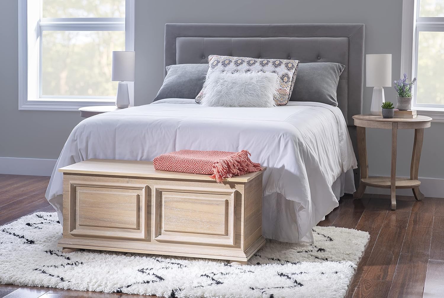 Powell Natural Cedar Chest Chadwick Bench