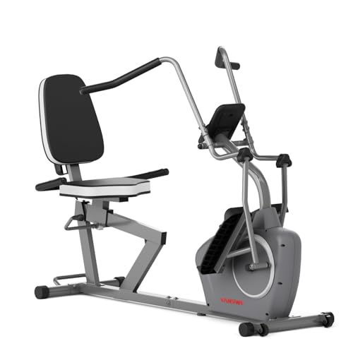 VANSWE Recumbent Exercise Bike for Adults Seniors - Recumbent Bikes for Home with Magnetic Resistance, Bluetooth and App Connectivity, Pulse Sensor