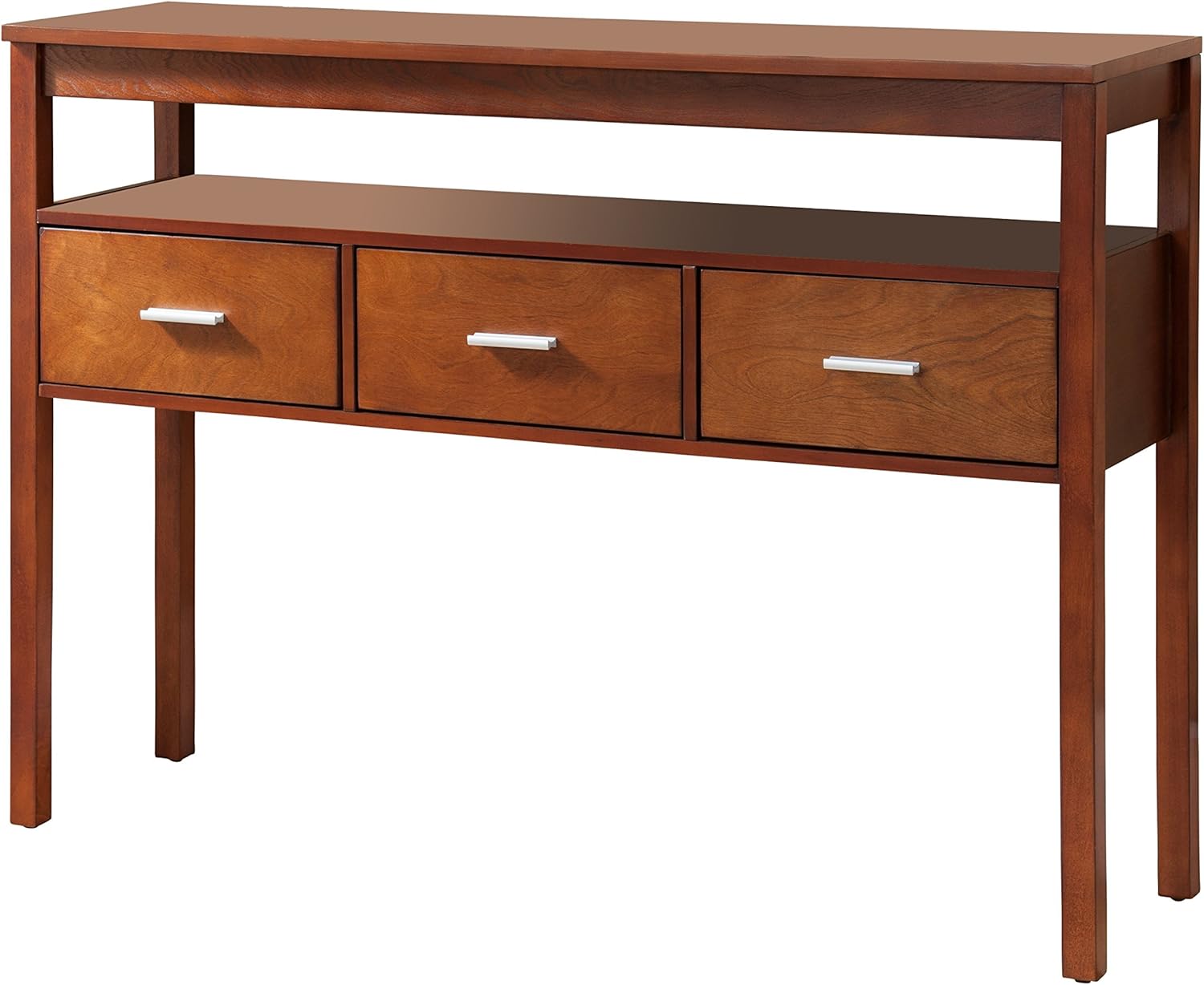 Luxurious Design Style Console Table, Furniture Walnut Wood Hall Side Cabinet Accent Furniture, Hallway, Entryway Home Decor