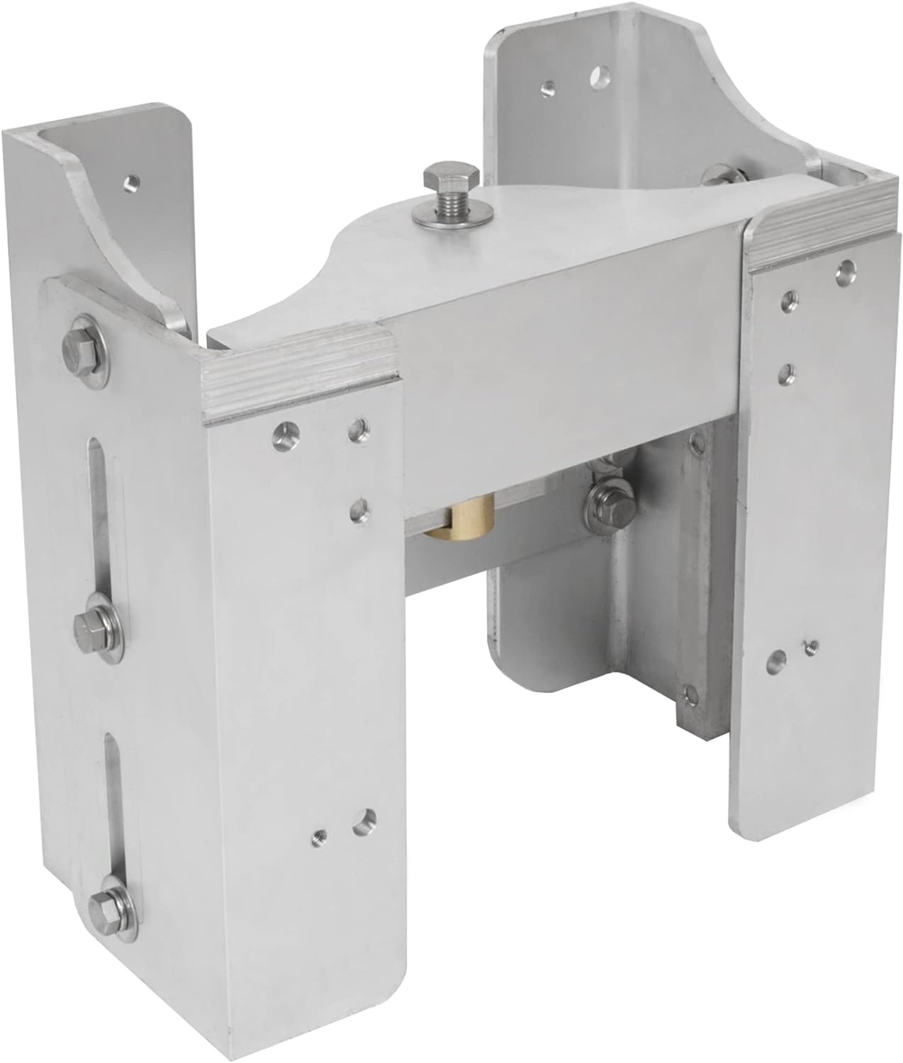 KUAFU 4'' Set Back Jack Plate Manual Power Lift Transom Outboard Boat Motor