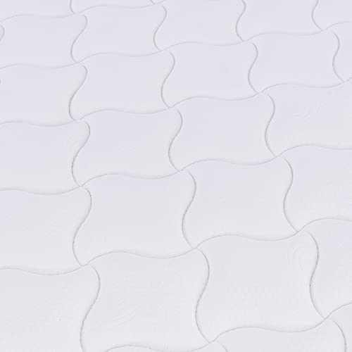 12 Inch Hybrid Support Mattress/Bed-in-a-Box/CertiPUR-US Certified Foam, King (NOVHM-S), Medium, White