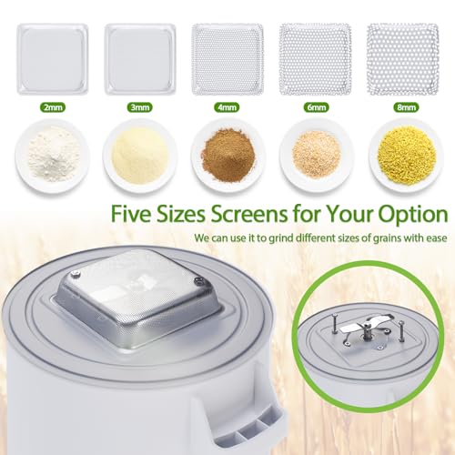 EVERYGROW Grain Mill Grinder Electric