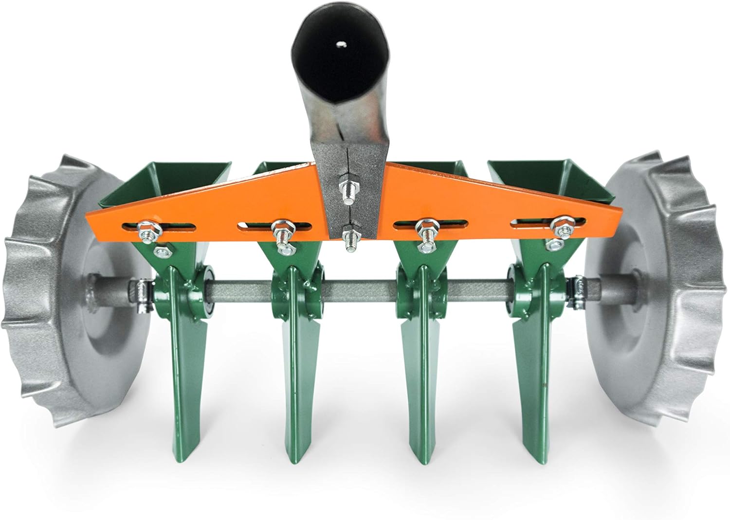 Varomorus Metal Precision Manual Seeder for Vegetables Greens Onion Radish Beets (4-Row)