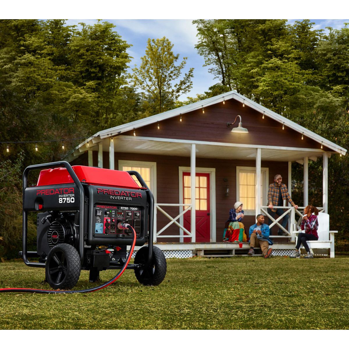 PREDATOR 8750 Watt Open-Frame Inverter Generator with CO SECURE Technology, EPA