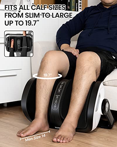 RENPHO Foot Massager with Heat, Deep Tissue Massager for foot care, Electric Foot Massager with Deep Kneading Rolling Ankles, Fits Up to US Men Feet Size 14, Perfect Gifts for Women Men