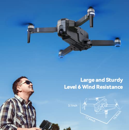 Ruko F11PRO 2 Drone with 6K Camera for Adults, 3-Axis Gimbal, 4K/30fps Video, 70-Min Flight Time with 2 Batteries, 10000ft FPV Transmission Professional Drone, Auto Return, Beginner Mode