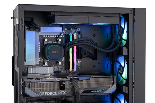 ABS Cyclone Aqua Gaming PC - Windows 11 - Intel Core Ultra 7 265KF - GeForce RTX 5070 - DLSS 4 - AI-Powered Performance - 32GB DDR5 6000MHz - 1TB M.2 NVMe SSD - CA265KF5070