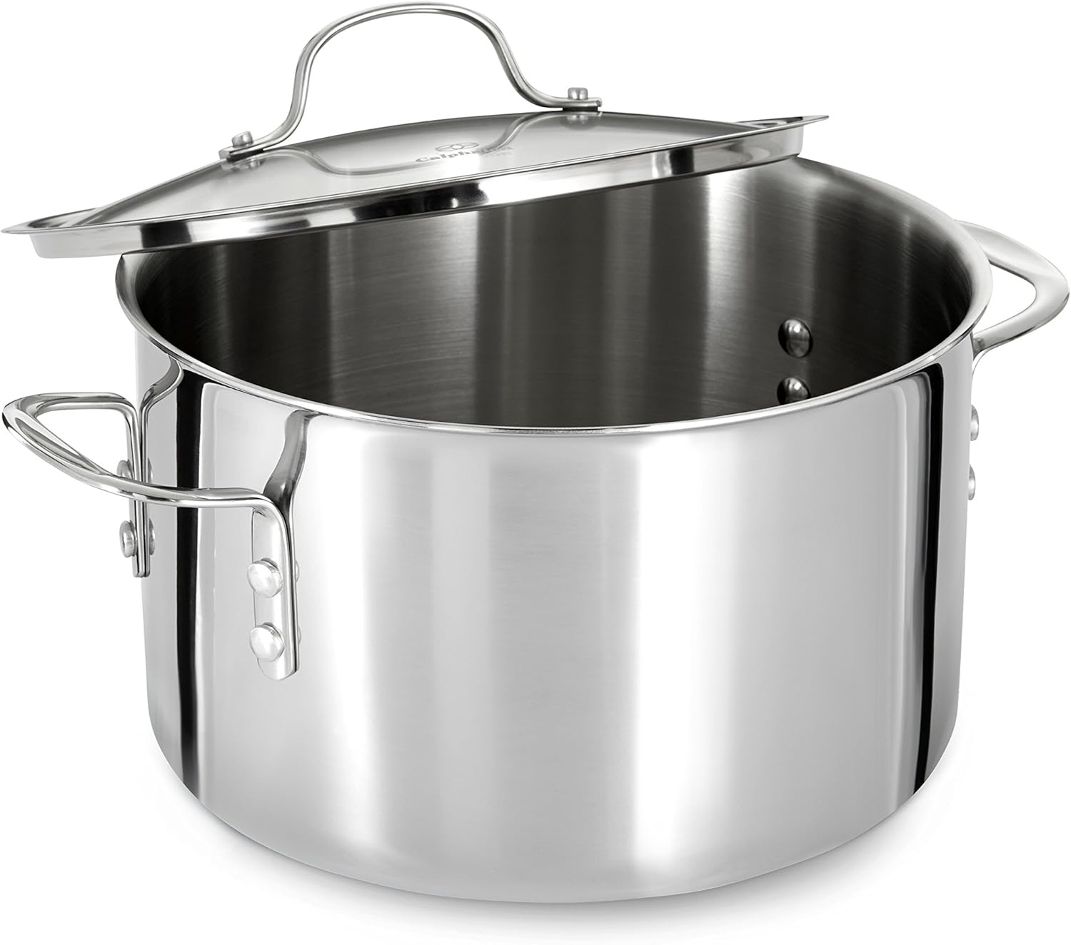Calphalon Tri-Ply Stainless Steel 8-Quart Stock Pot with Cover