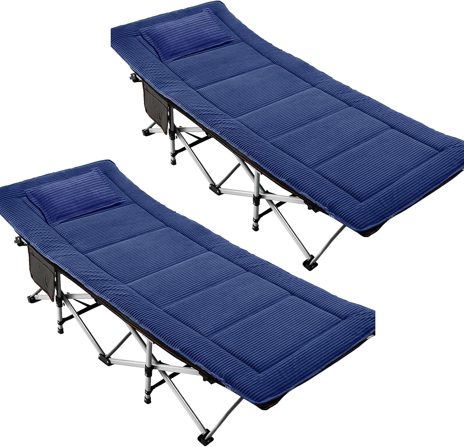 Folding Camping Cots for Adults Heavy Duty cot with Carry Bag, Portable Sleeping Bed for Camp Office Use Outdoor Cot Bed for Traveling