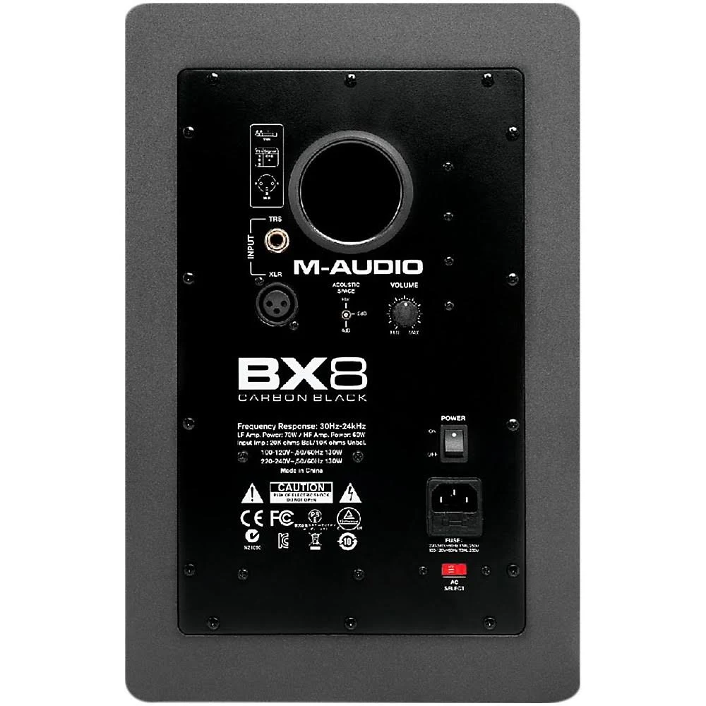M-Audio BX8 Carbon Black Studio Monitor (Each)