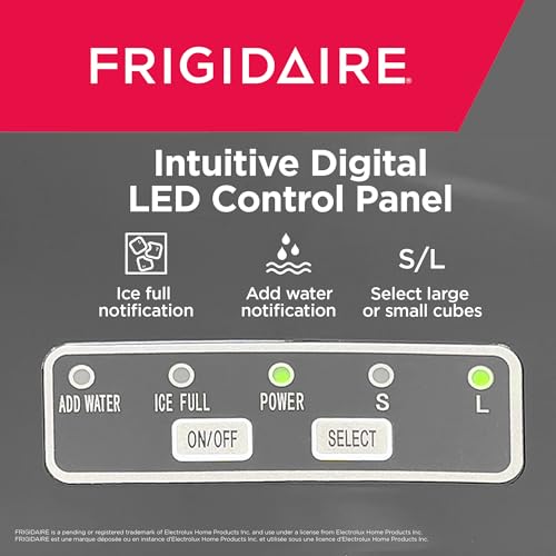 Frigidaire Countertop Ice Maker, Compact Machine