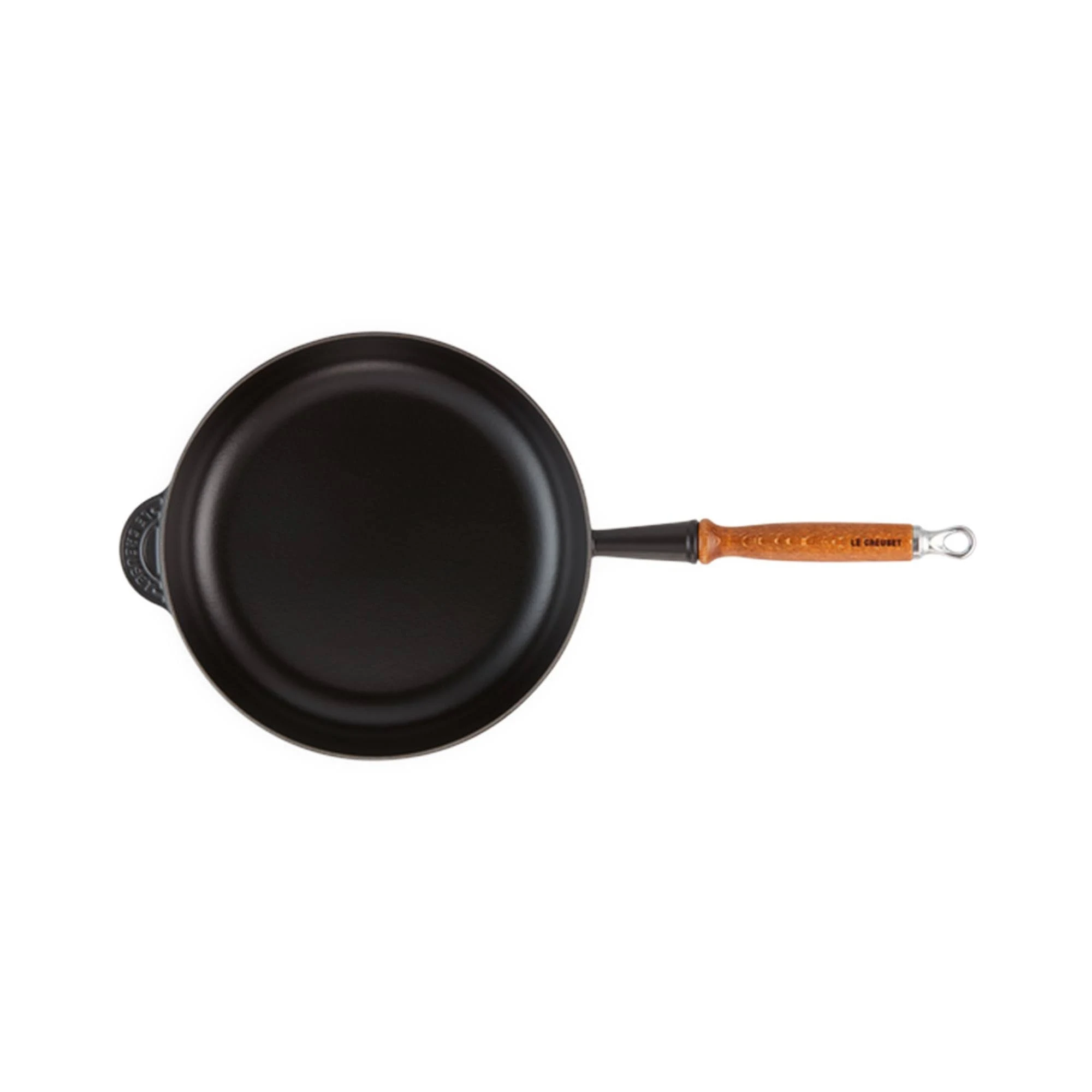 Le Creuset Frying Pan with Wooden Handle 28 cm Satin Black
