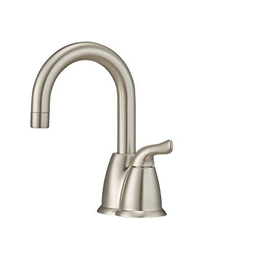 InSinkErator HOT250 Instant Hot Water Dispenser System, Single-Handle Faucet in Satin Nickel with 2/3-Gallon Stainless Steel Tank, H250SN-SS