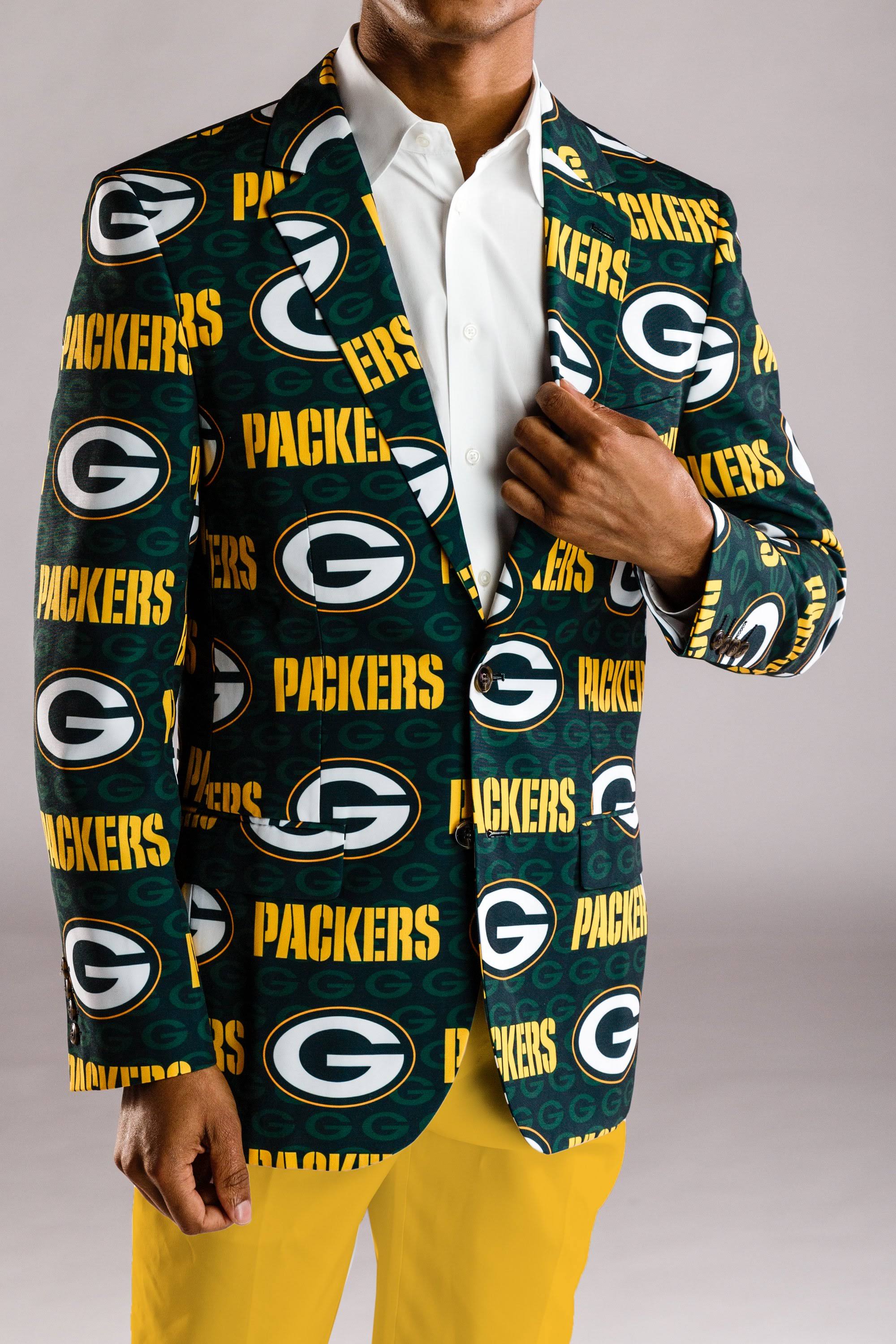 Packers Super Fan Blazer 42 Green u0026 Gold