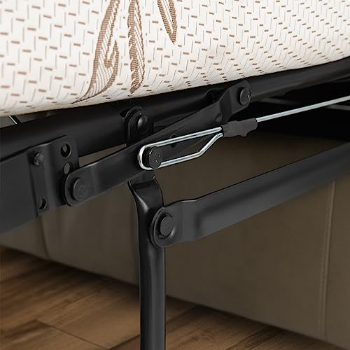 RecPro Charles Collection | 80" RV Hide A Bed Loveseat | Memory Foam Mattress | RV Sleeper Sofa | Pull Out Couch | RV Furniture | RV Loveseat | RV Living Room (Slideout) Furniture | Putty