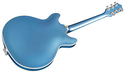 Guild Guitars Starfire I DC Semi-Hollow Body Electric Guitar, Pelham Blue, Double-Cut w/tremolo, Newark St. Collection