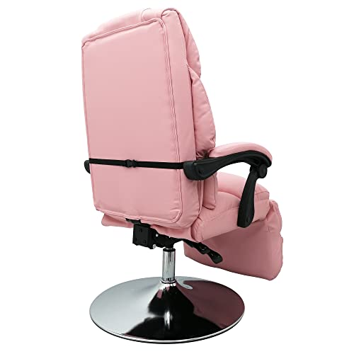 TECHTONGDA Facial Salon Chair Multipurpose Tattoo Chair, 360 Swivel Adjustable Massage Spa Bed Capacity 275lb for Salon Beauty Spa Home, Purple